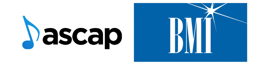 ASCAP and BMI logos - Performing Rights Organizations