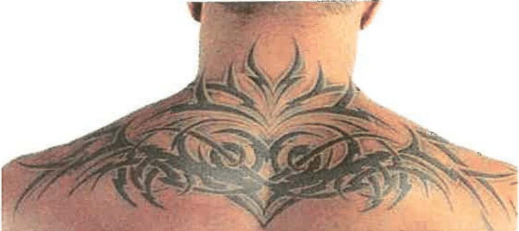 Randy Orton tattoo upper back