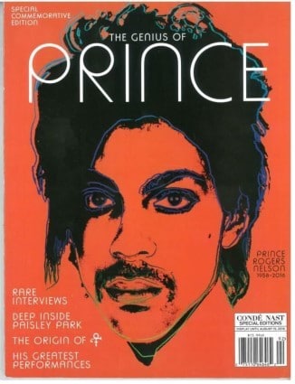 Condé Nast Prince tribute magazine (2016)
