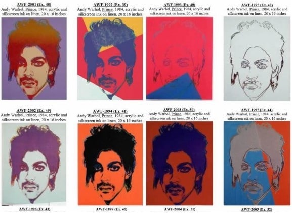 Andy Warhol's "Prince Series" was found by the Second Circuit not to be a fair use of photographer Lynn Goldsmith's original.