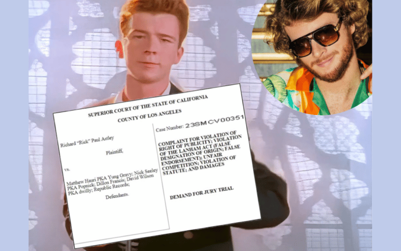 Rick Astley is suing Yung Gravy for impersonating his voice from "Never Gonna Give You Up." Is Astley's right of publicity claim on a collision course with the federal Copyright Act?