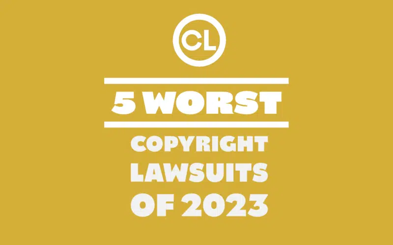 Thousands will compete, many are objectively baseless, but only five can be crowned the worst of the worst copyright lawsuits of 2023.