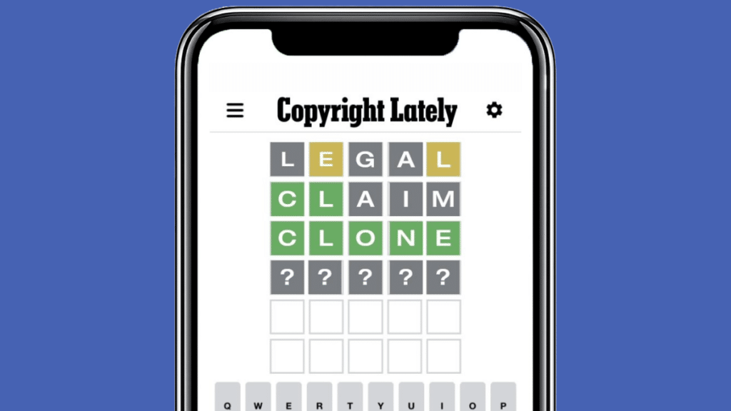 Using the DMCA to target hundreds of Wordle-likes, The New York Times claims exclusive rights in the game's grid dimensions and color scheme.
